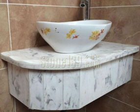 洗臉盆臺面常用石材選擇與立柱盆搭配指南